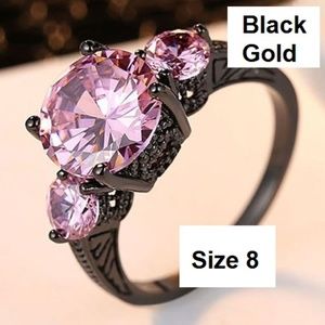 Pink CZ Ring